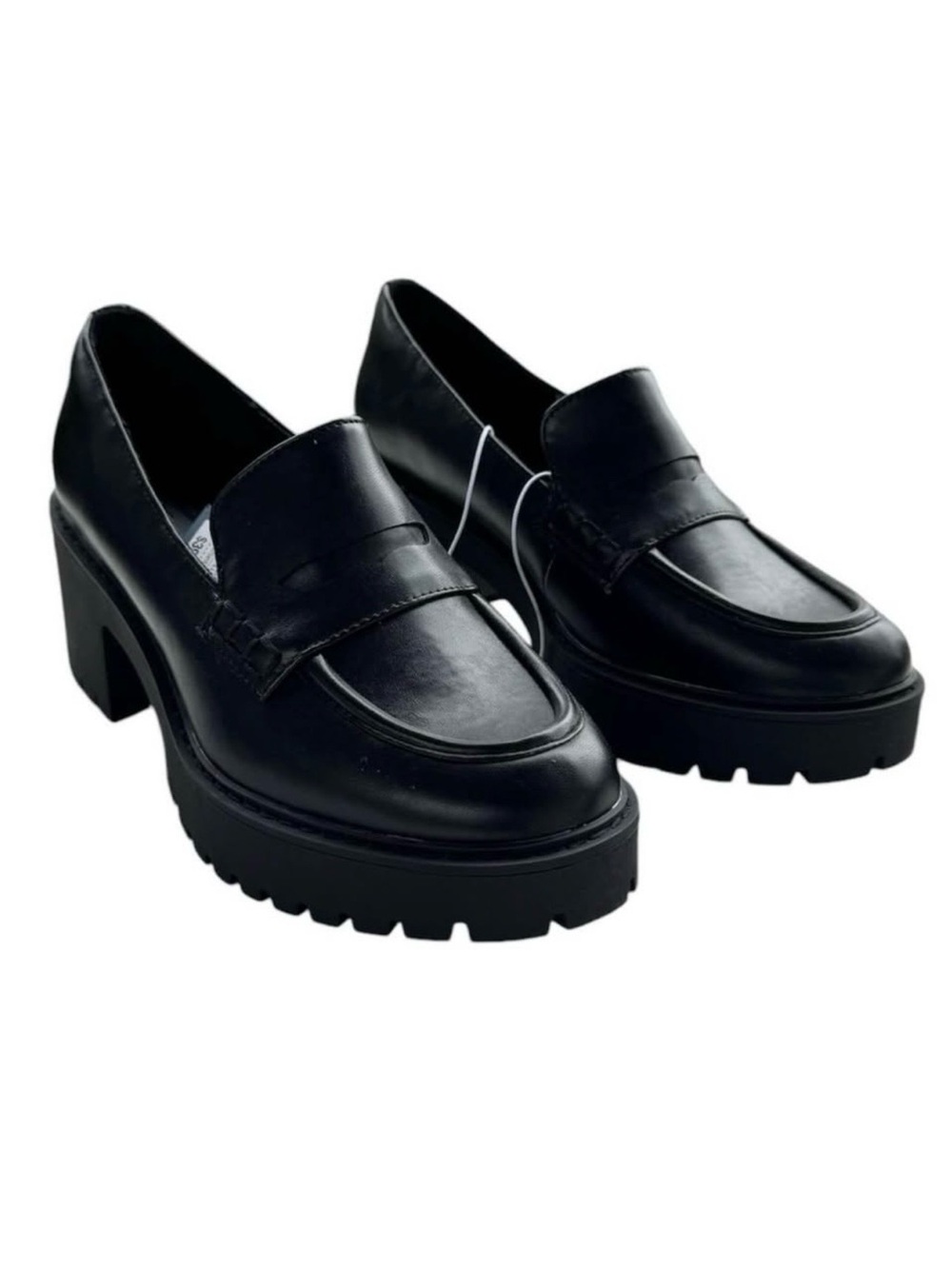 Universal Thread Black Chunky Platform Penny Loafers